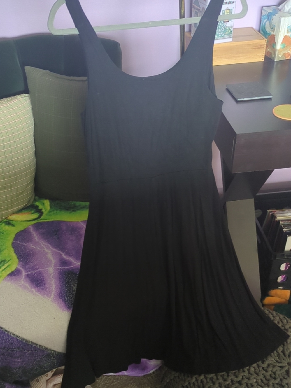 Old Navy Black Mini Tank Dress - Picture 4 of 4